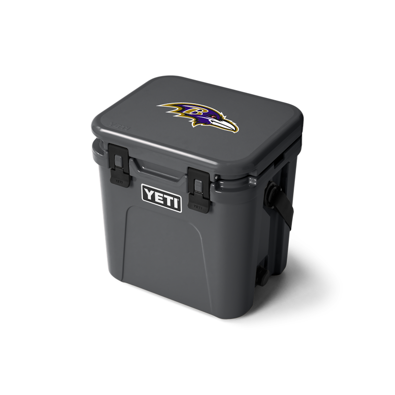 Baltimore Ravens Roadie® 24 Hard Cooler Charcoal
