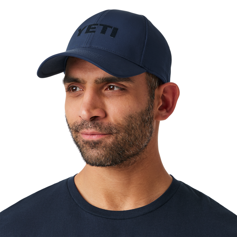 YETI® Logo Structured Performance Hat Navy