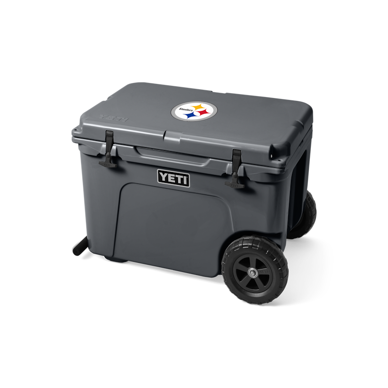 Pittsburgh Steelers Tundra Haul® Wheeled Cooler Charcoal