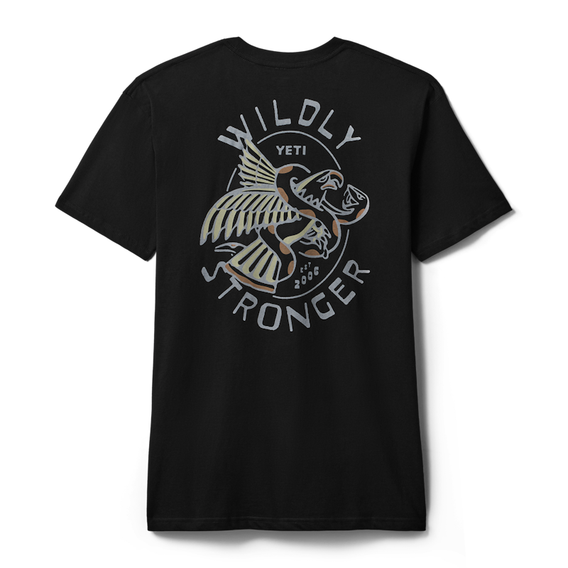 Bird &amp; Snake Short Sleeve T-Shirt Black